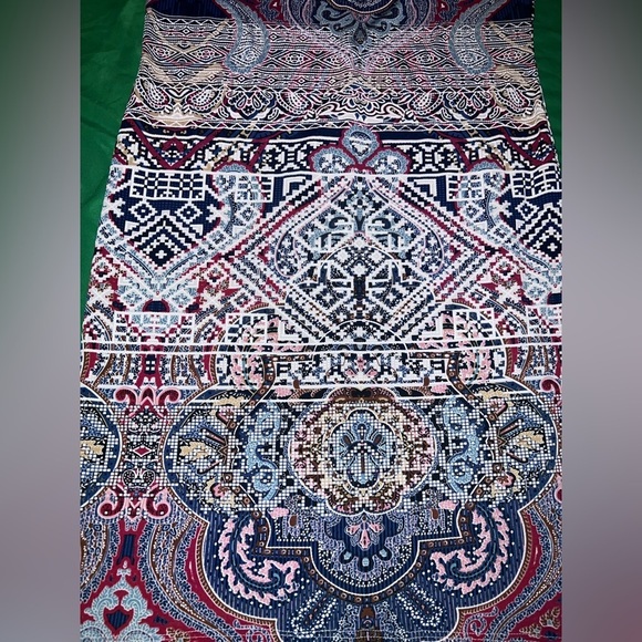 Olivia Matthew’s Multicolor Ruffle Sleeve Mini Dress size Small - Picture 3 of 4